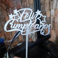 STL file Happy Birthday Sign・3D print design to download・Cults