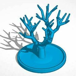 Porta-Joias-arvore-001.jpg STL file Jewelery Tree - Arvore Porta Joias・3D print object to download
