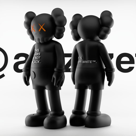 🎨 Kaws Off White Companion 1・ STL File for 3D printing・Cults