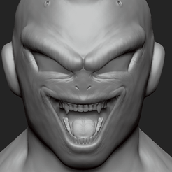 dragonball-majin-boo-bust-3d-printing-221763.png Free OBJ file Dragonball Majin Boo Bust・3D print object to download, arric