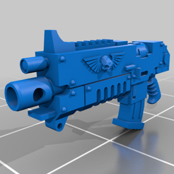 Capture.png Free STL file Primaris Bolter・3D print object to download
