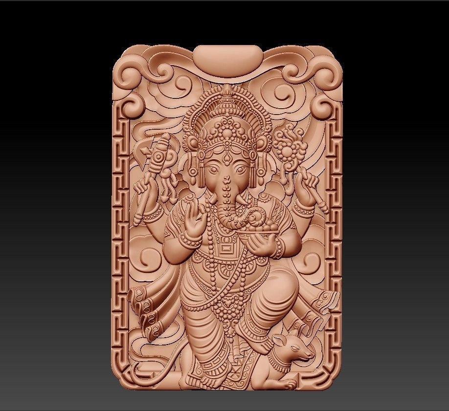 Ganesha_elephant_god_W3.jpg Download free STL file Ganesha • Model to 3D print, stlfilesfree