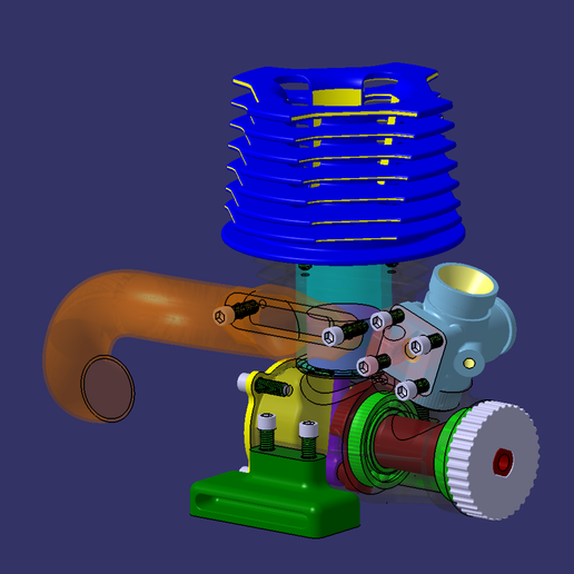📱 Engine・ STL File for ・Cults