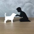IMG-20240322-WA0133.jpg Boy and his Beagle for 3D printer or laser cut
