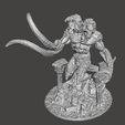 lasherdemonunderworldruler3.jpg LASHER DEMON UNDERWORLD RULER MINIATURE MODEL FANTASY GAMES RPG