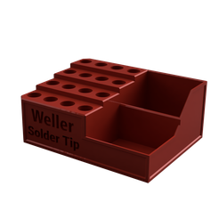 Weller-Lötspitzen-Halterung-v3_.png Free STL file Weller Solder Tip Holder (RTU, RTP, RTM)・3D printing template to download