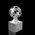 CHAMPIONS-BALL-SILVER.png STL file ADORNO SOCCER・3D printable model to download