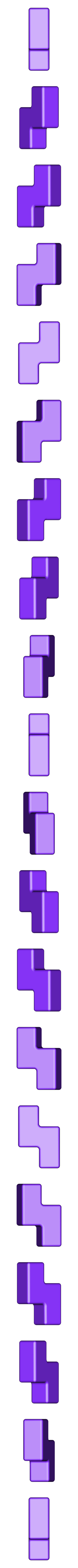 5.STL Easy Tetris style Puzzle Cube