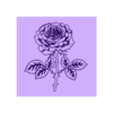 3D rose1.stl 3D flower
