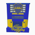 2.png Boca Juniors cake decoration cake decoration bombonera