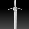 Preview05.jpg Geralt Steel Sword - Netflix Version 3D print model