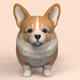 cg02.png Cute Corgi STL and VRML