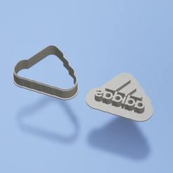 ADIDASCUTTER.png STL file Logo pack cookie/clay/leather cutters・3D printing template to download, carpentum