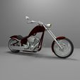 16.jpg Big Dog K9 Chopper Motorcycle 3D Model For Print