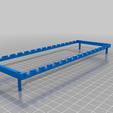 16x1ml_numbered.png Stackable Parametric Syringe Rack