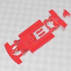 Previo1.jpg STL file Ford Escort Horny chassis converted to long box engine.・3D print object to download