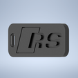 audi-RS2-keyring2.png Audi RS logo emblem keychain keyring
