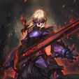d4e0a7e5dde8d640630c258604fa19cd7683f1b1_hq.jpg Excalibur Morgan (Fate/Zero - Saber Alter) -