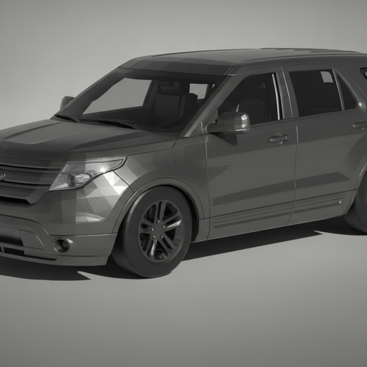 Ford Explorer 2011 STL 3D Print Model