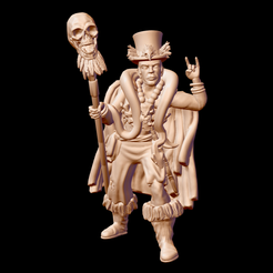 Pops.png STL file Voodoo priest Proxy・3D printer model to download