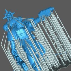 sarg.JPG Fichier 3D gratuit Bonus de 100 suiveurs - Dark Knight Sergant (pré-soutenu pour la résine)・Design à télécharger et à imprimer en 3D