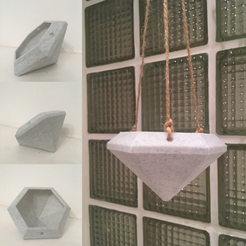 Capture d’écran 2018-02-01 à 10.35.49.png STL-Datei Diamond Hanging Planter kostenlos・3D-druckbares Objekt zum herunterladen