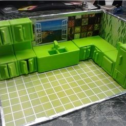 kitchen_print.jpg Free 3D file Mini Furniture (kitchen)・3D printer design to download