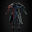 BlackKnightArmorBackSideRight.png Fire Emblem Black Knight Armor for Cosplay