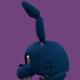 side.png unwithered bonnie mask cosplay head- fnaf