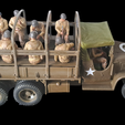 1000021484.png PACK 7 AMERICAN WW2 SITTING SOLDIERS - TRUCK STUDEBAKER - GMC CCKV