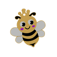 llavero-Abejita-kawaii.png Keychain Bee - BEE KEYCHAIN