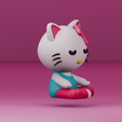 0003.png Hello Kitty Meditating | Yoga | Calm
