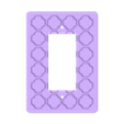 switch-plate-single-jali-75pct.stl Jali Light Switch Plate - Single Gang Cover
