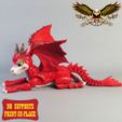 4.jpg FLEXI WINGED RED DRAGON | NO-SUPPORT CUTE ARTICULATE
