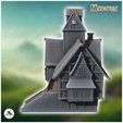 5.jpg House with large access staircase and multiple windows (31) - Medieval Middle Earth Age 28mm 15mm RPG Shire