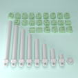 Numbers-and-symbols-Overview.png Fichier 3D Porte-clés fidget personnalisable - Paquet de valeur・Plan pour impression 3D à télécharger