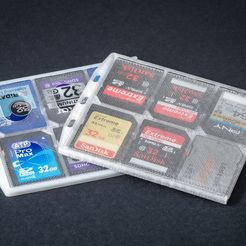 IMGP6451.jpg Free STL file Flat SD Card Holder・3D print design to download, WalterHsiao