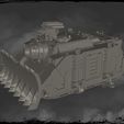 vindicator_thumbnail.jpg Chaos Vindicator siege tank truescale (rescaled) trims, spikes, chains, customizable