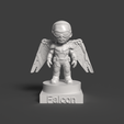 Falcon_Unrendered-9.png Chibi Falcon Sam Wilson Marvel 3D STL File