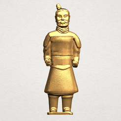 Xi an Warrior - A01-.png Free 3D file Xian Warrior 01・3D printer model to download