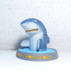 great-white-shark-5.jpg STL file Figure of the Great White Shark・Design to download and 3D print