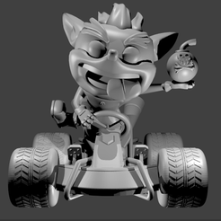 Crash-Con-Kart-Vista-Frontal.png Crash Bandicoot CTR Funko Pop Con Kart