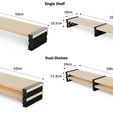 Slide3.jpeg DIY Monitor Raiser Stands / Screen Dock for Home Office / 3D printed supports