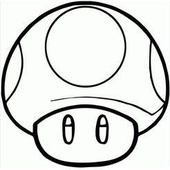 hongito.jpeg STL-Datei mario bros pilzschneider・3D-druckbares Modell zum herunterladen
