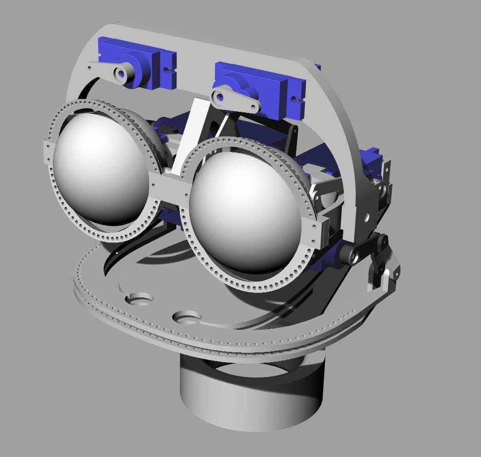ScreenShot_353_Rhino_Viewport.png Télécharger fichier STL gratuit Mécanique de la bouche et du sourcil, adaptable à la mécanique de l'œil • Design pour imprimante 3D, kakiemon