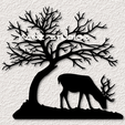 project_20231105_0750595-01.png Deer wall art nature scenery wall decor 2d art animal