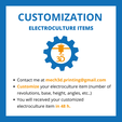 Customization-Electroculture.png ELECTROCULTURE SPIRAL MOLD FOR GARDEN - FIBONACCI MOLDS