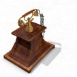 Antique-Telephone7.jpg Antique Telephone - Old phone Low Poly 3D model