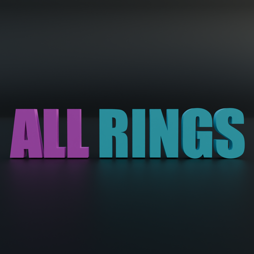 STL file All Rings 🤐 ・3D printer design to download・Cults