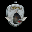 Dentex-head-trophy-4.png fish head trophy Common dentex / dentex dentex open mouth statue detailed texture for 3d printing